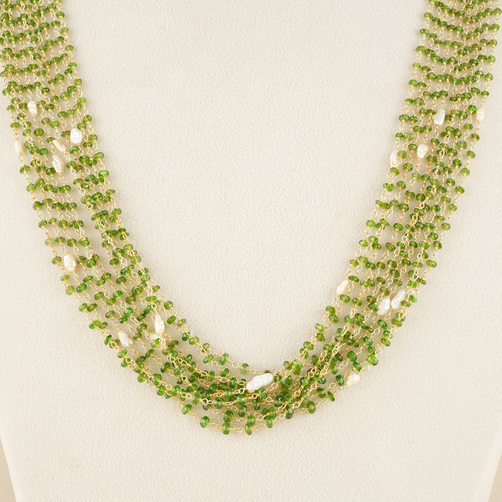Tsavorite Beads Necklace