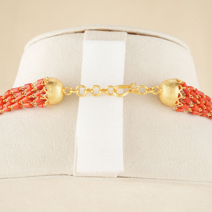 Harshi Coral Long Necklace