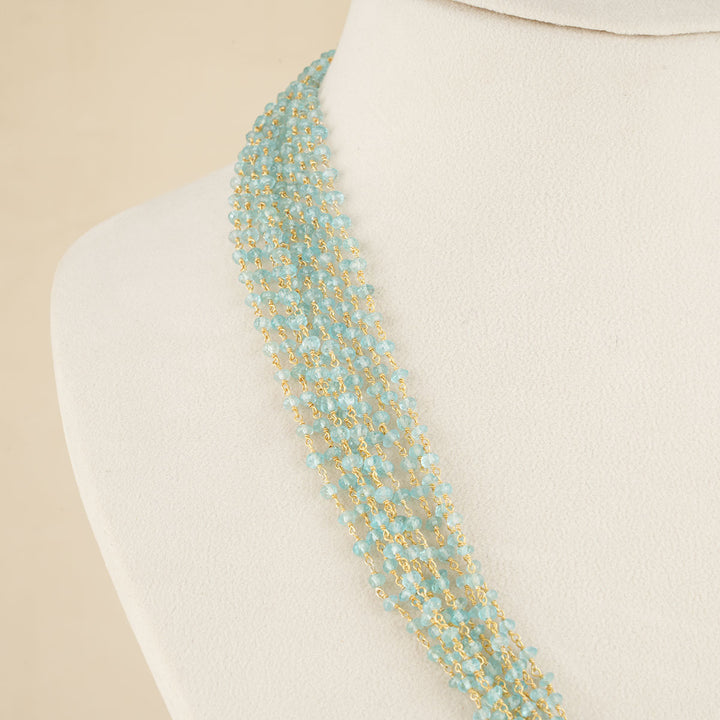 Apatite  Beads Necklace