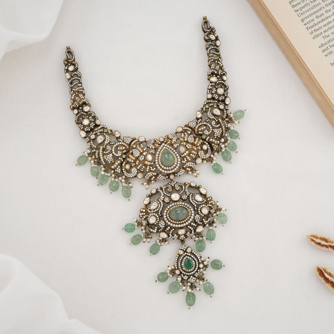 Cluster Victorian Long Necklace