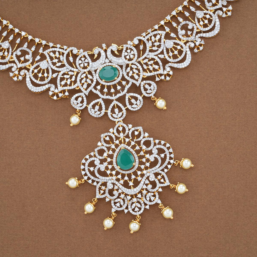 Gelvira Diamond Necklace Set