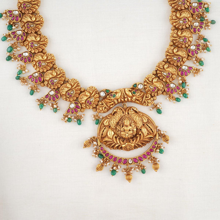 Manoharin Deep Nagas Long Necklace