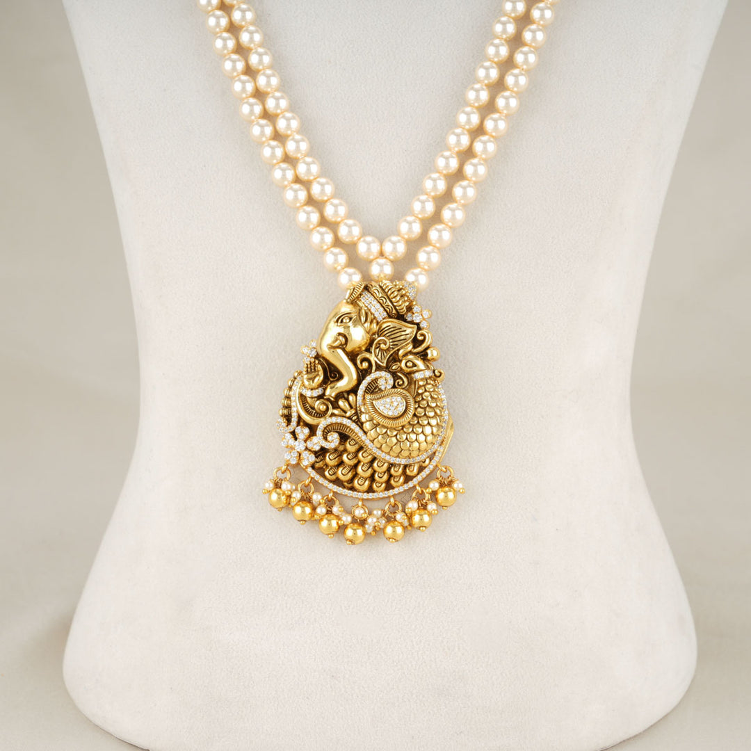 Ganpati Beads Nagas Necklace