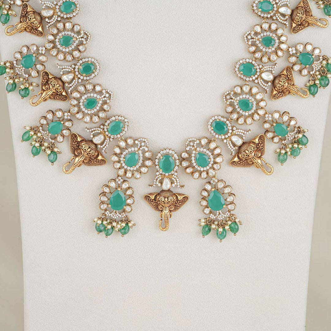 Ganpati Victorian Necklace Set