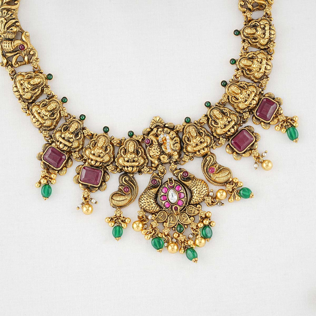 Samhit Nagas Short Necklace Set