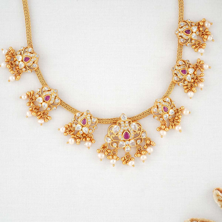 Bindhi Stone Necklace Set