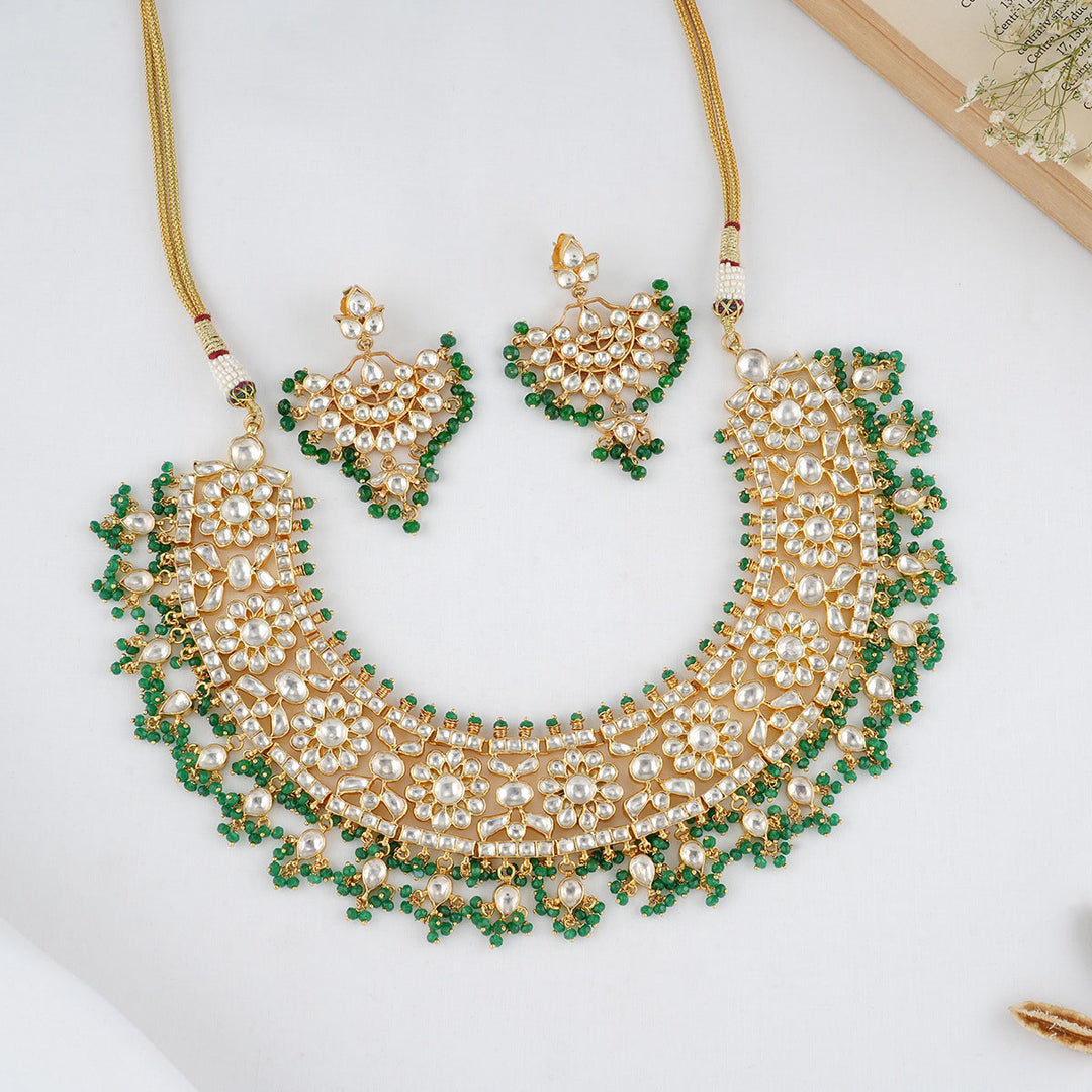 Nasira Stone Necklace Set