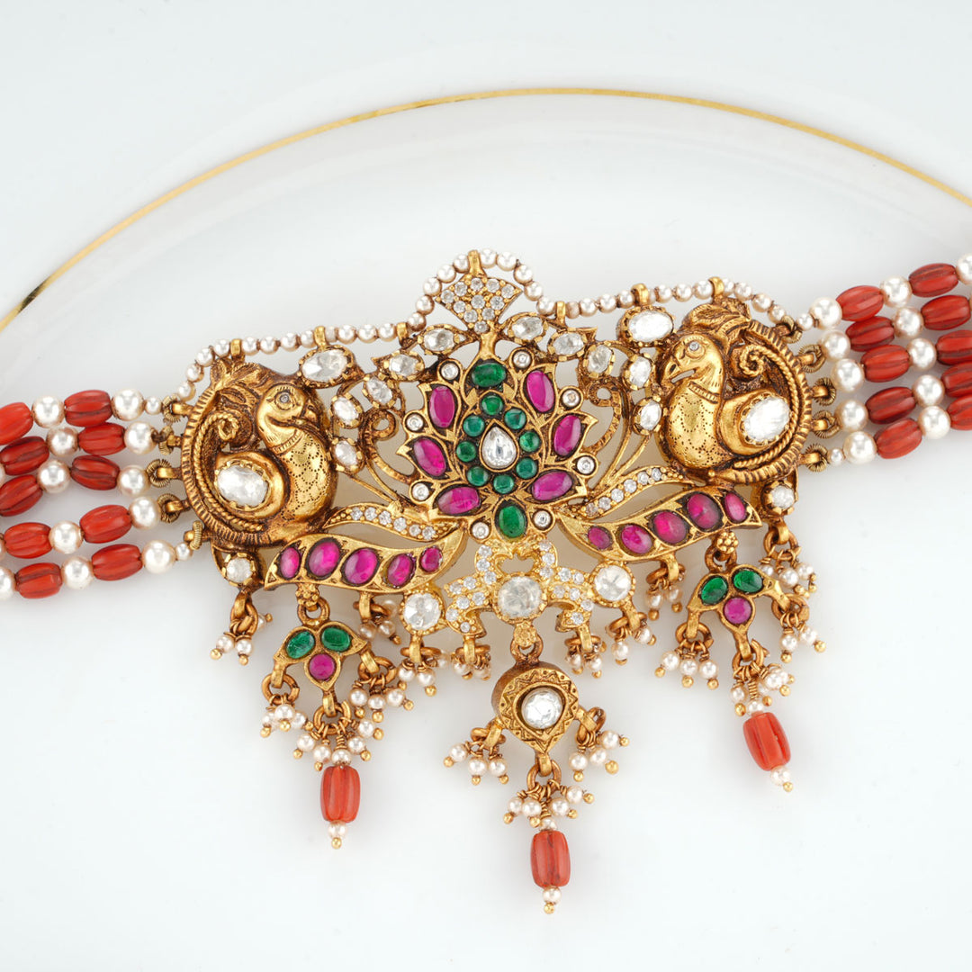 Ananta Nagas Beads Choker
