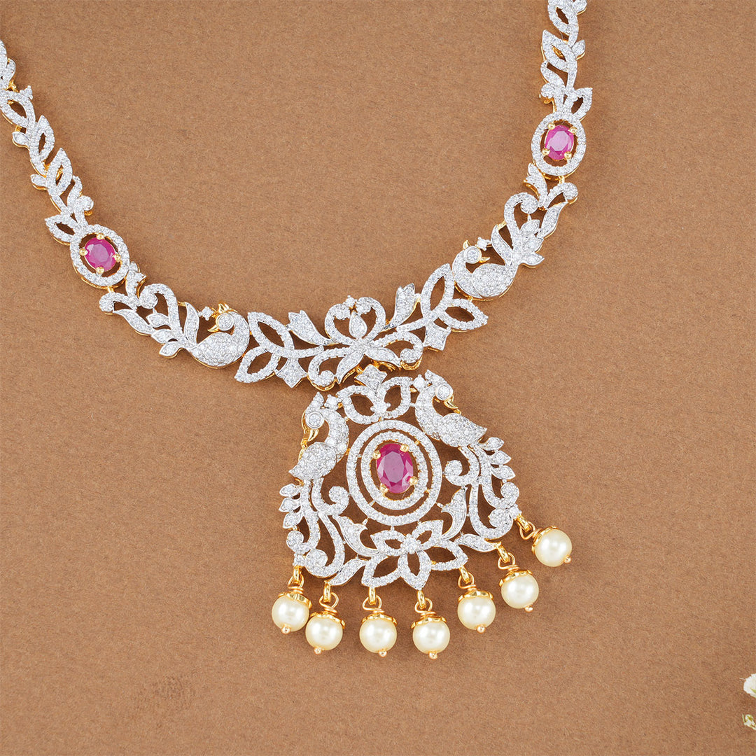 Lahina Diamond Design Necklace Set