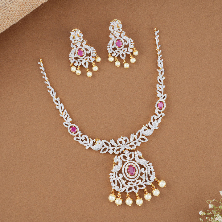 Lahina Diamond Design Necklace Set