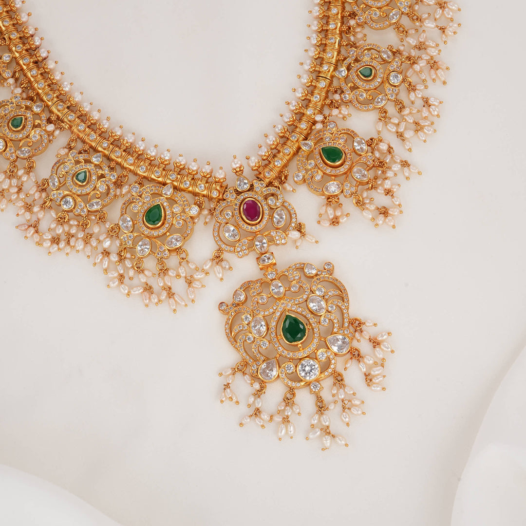 Kalash Guttapusalu Necklace Set