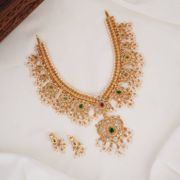 Kalash Guttapusalu Necklace Set