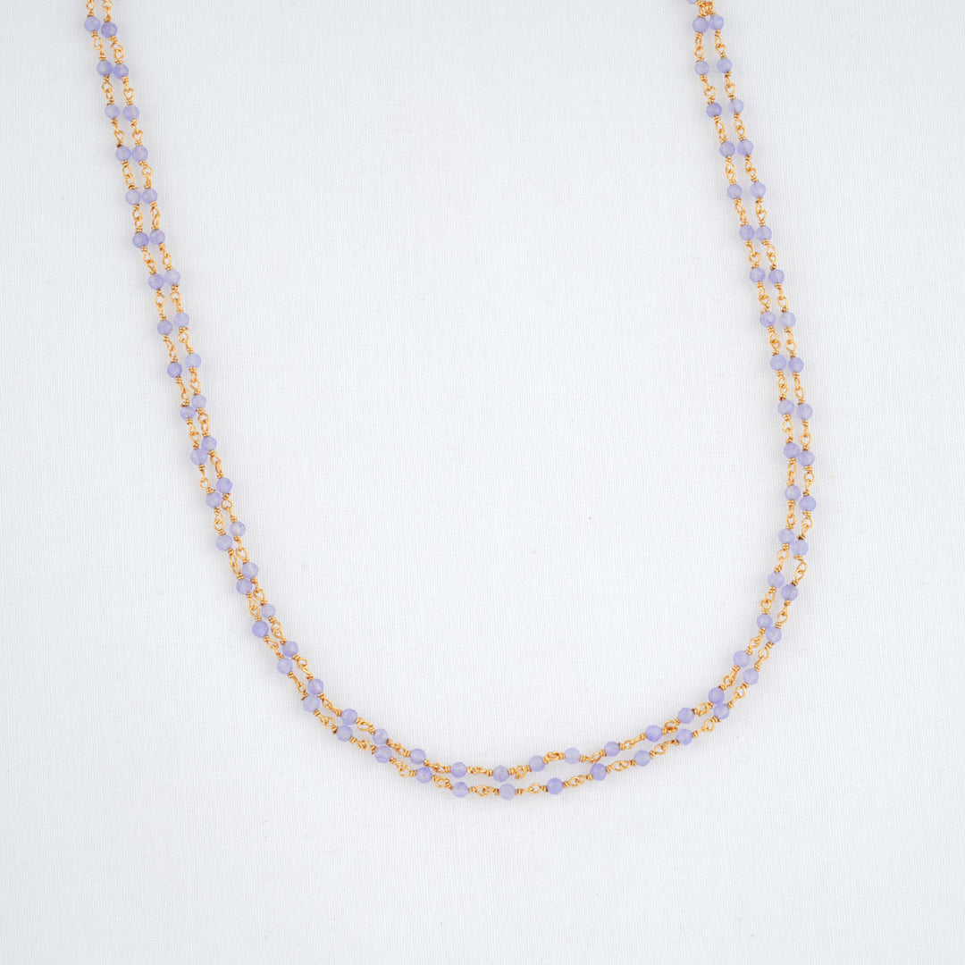 Purple Beads Necklace