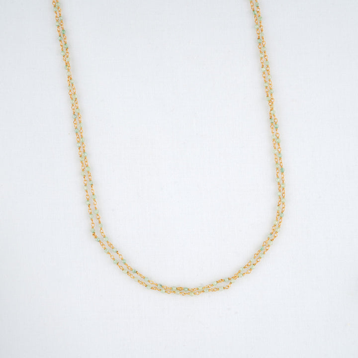 Fleur Beads Long Necklace