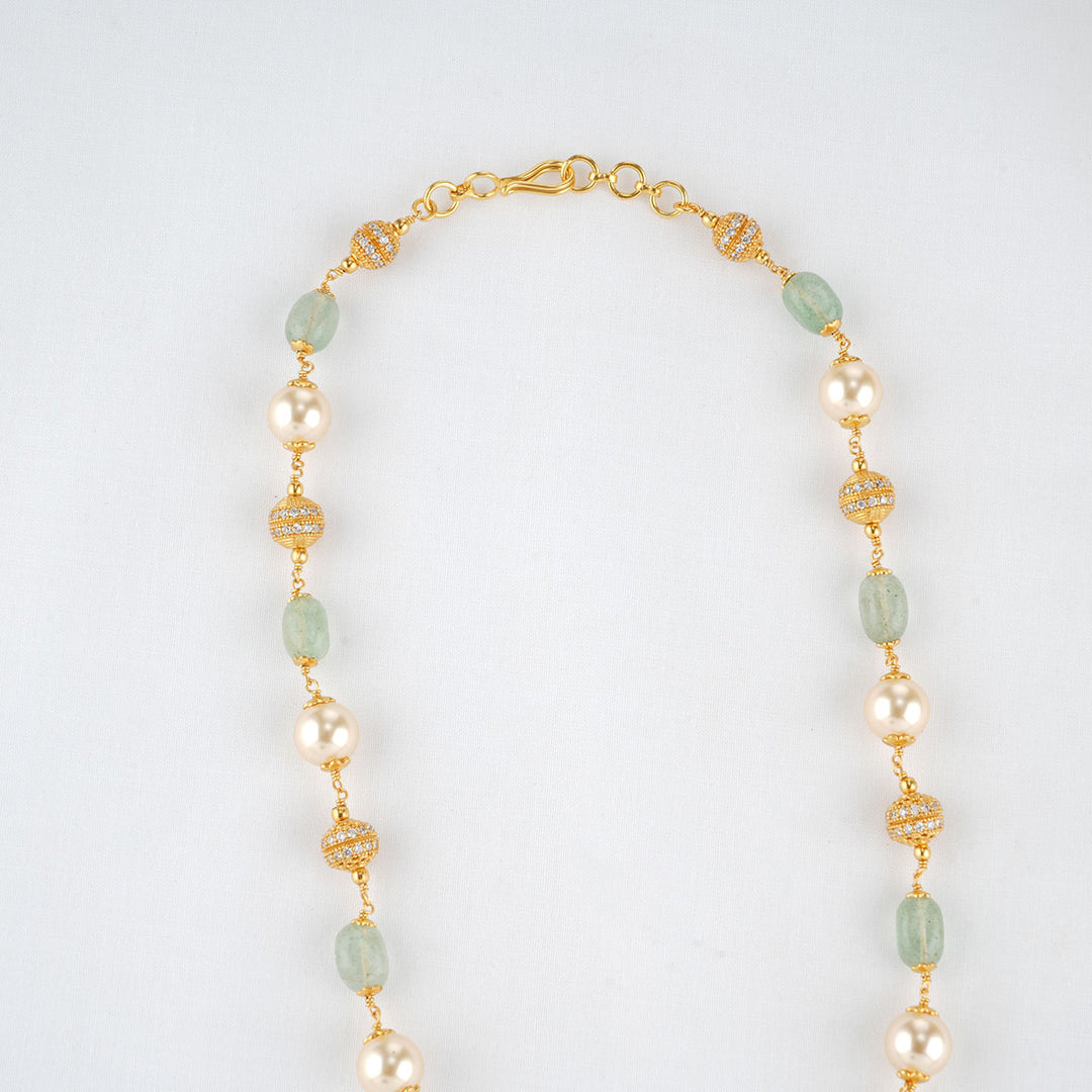 Clarika Beads with Stone Necklace