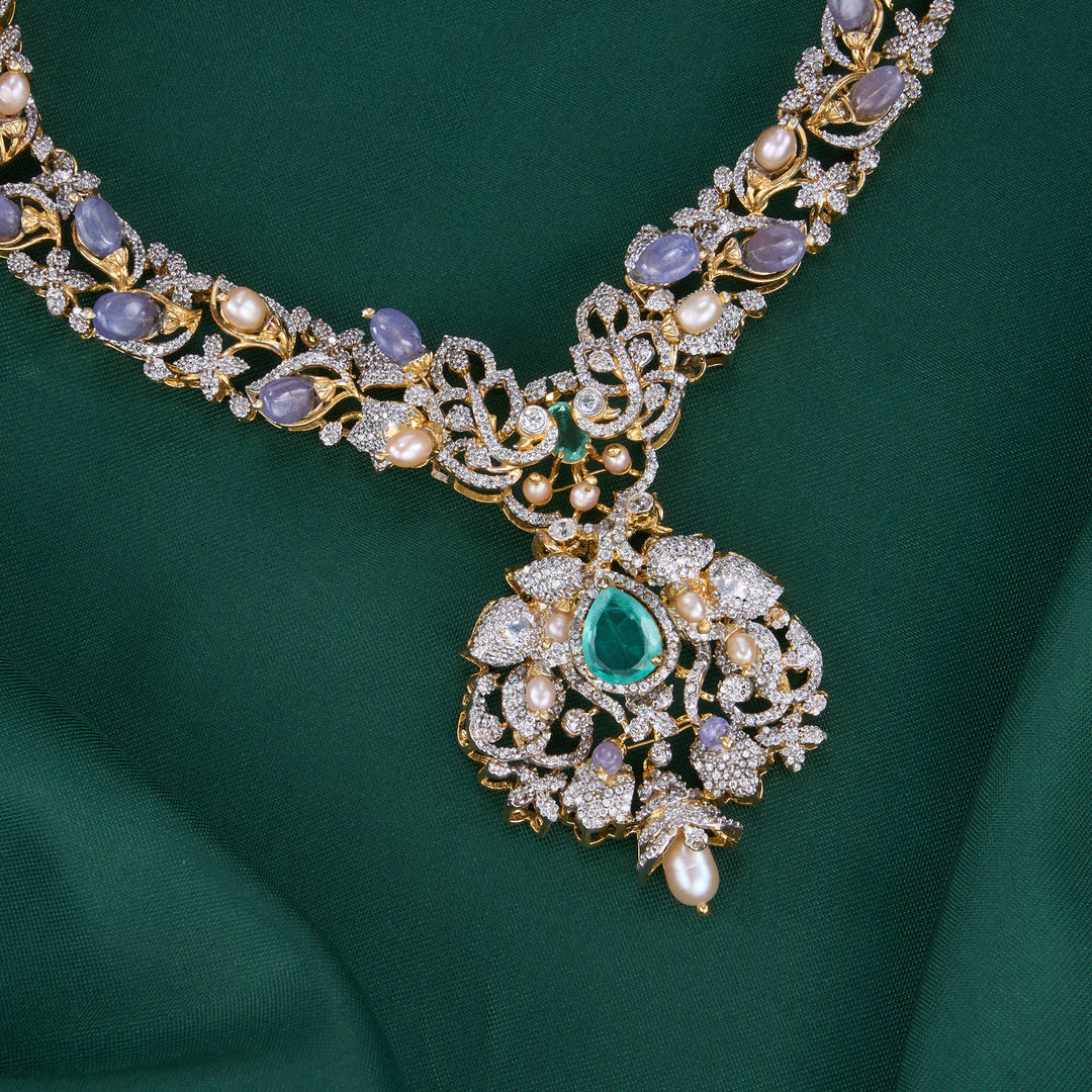 Glorious Diamond Design Necklace