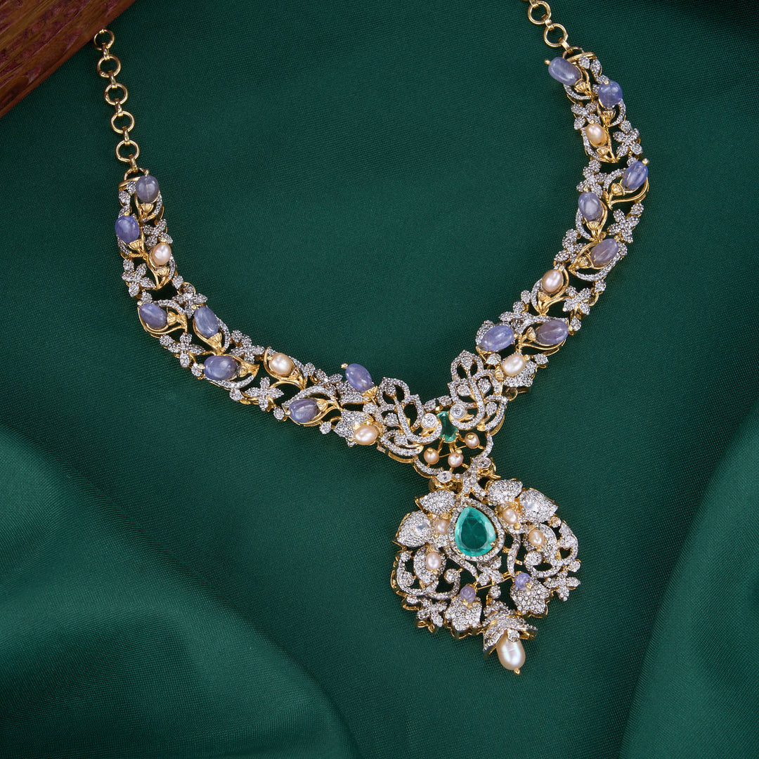 Glorious Diamond Design Necklace