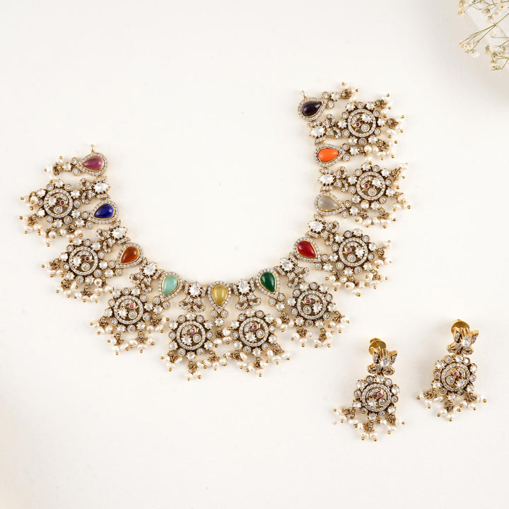 Alessia Victorian Short Necklace Set