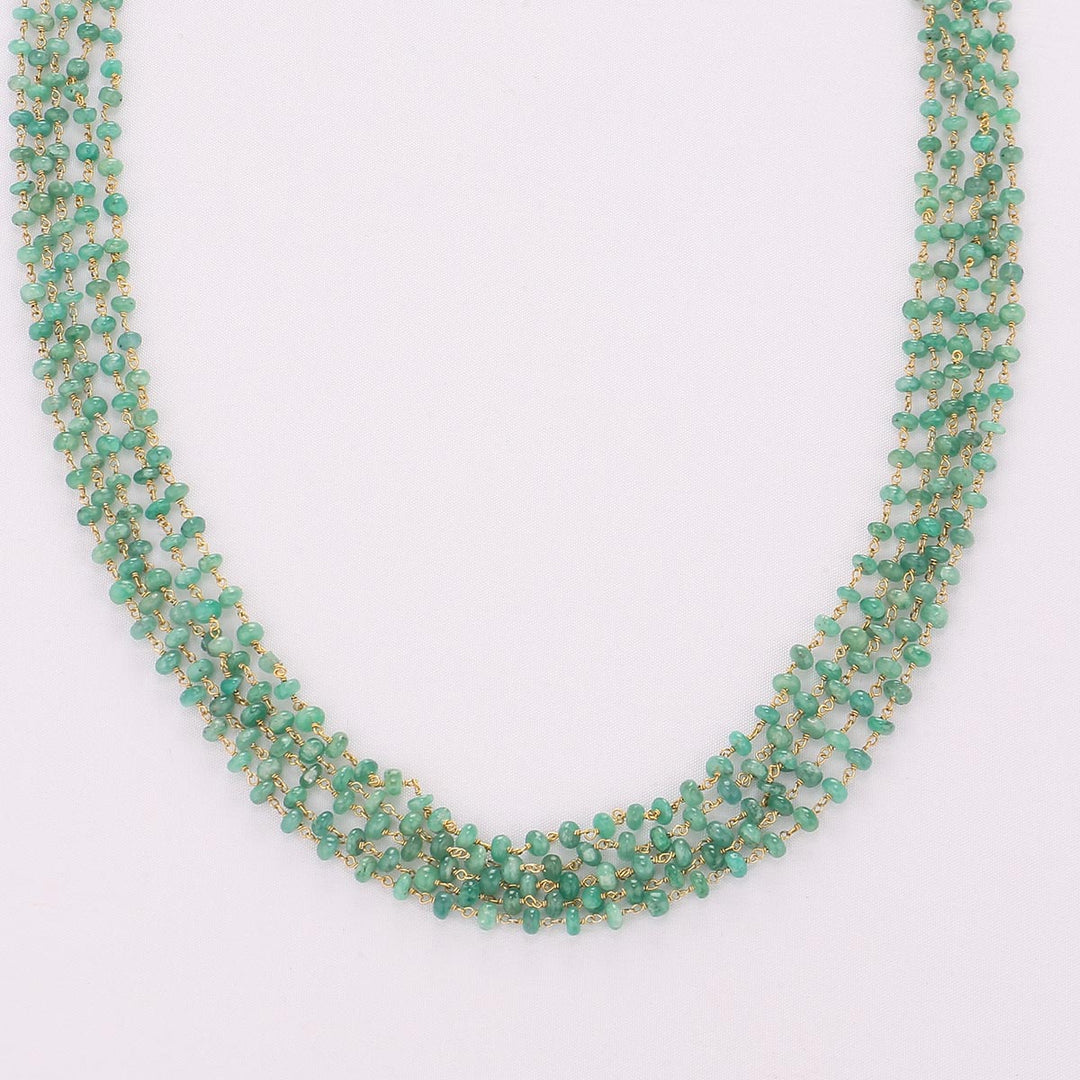 Manju Beads Long Necklace