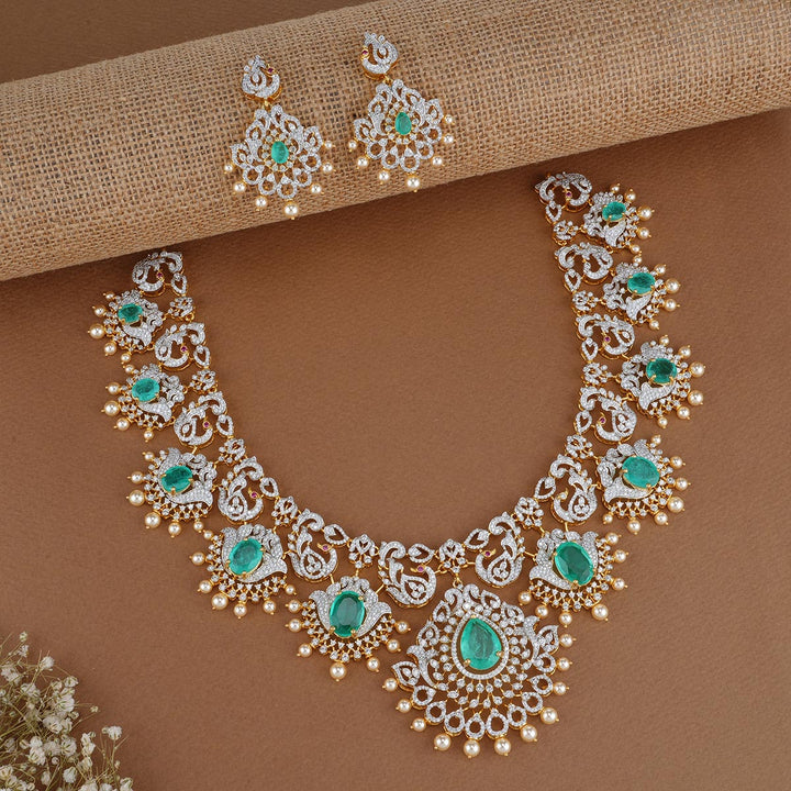 Pratipa Avikam Necklace Set - AMS-102-8323