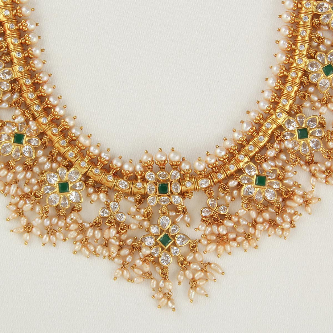 Nivin Guttapusalu Long Necklace Set