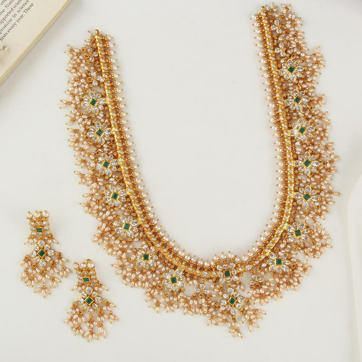 Nivin Guttapusalu Long Necklace Set