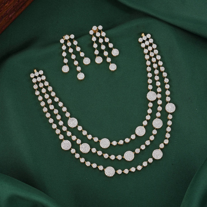 Daisiya Diamond Design Necklace Set