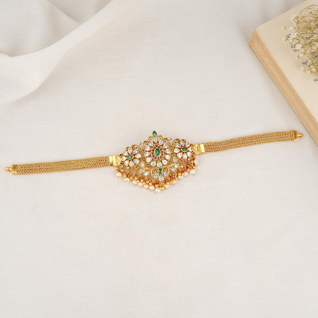 Aaradhya Stone Mini Choker – The Amethyst Store - Main Image