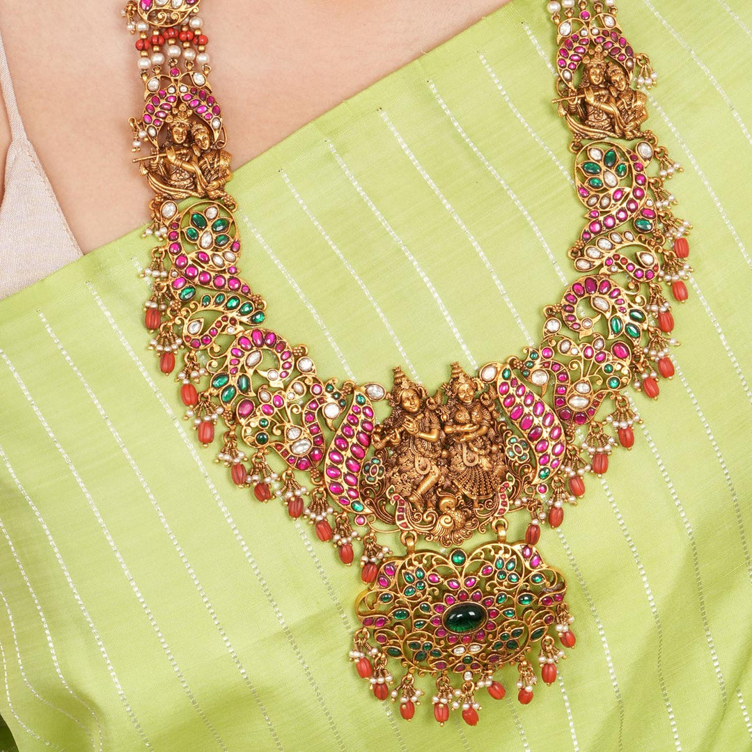 Radha Krishna Long Necklace