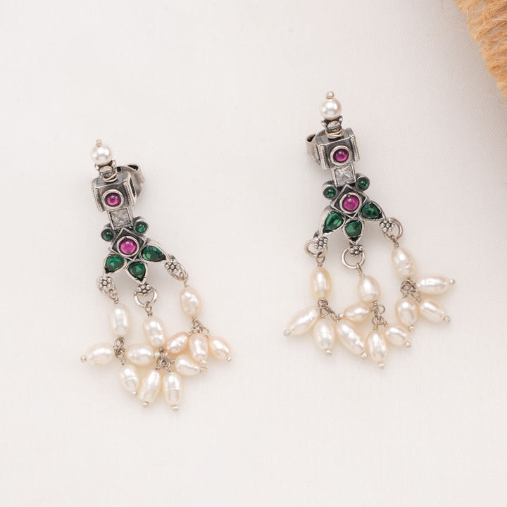 Yariga Oxidised Necklace Set