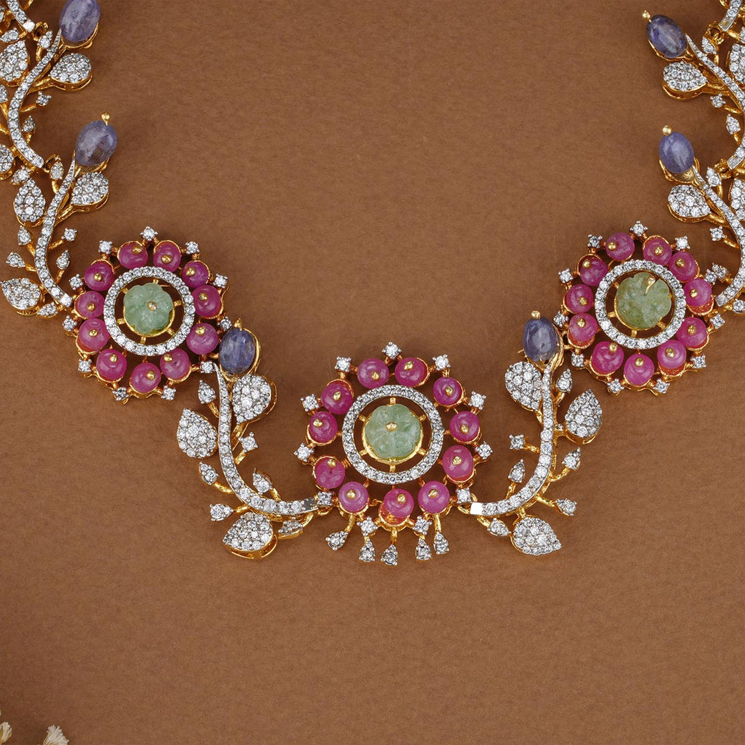 Vishakha Diamond Design Necklace