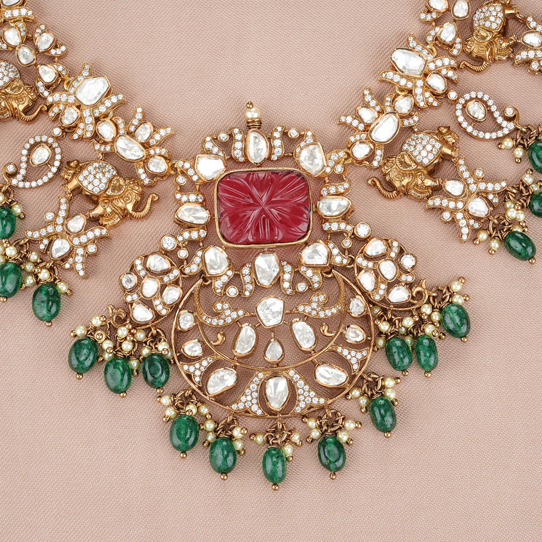 Ashoka Victorian Short Necklace Set