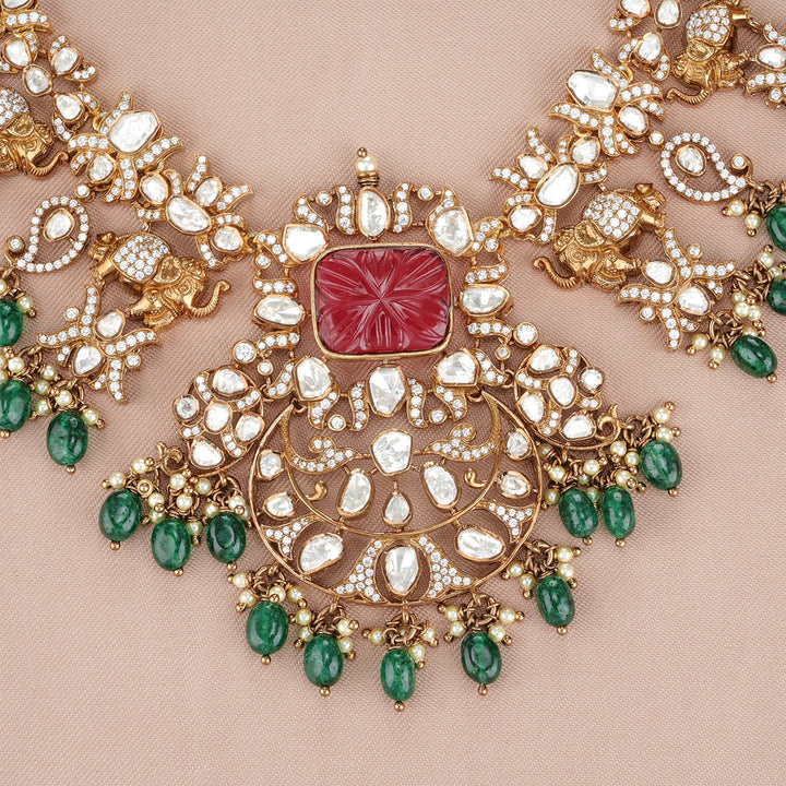 Ashoka Victorian Short Necklace Set