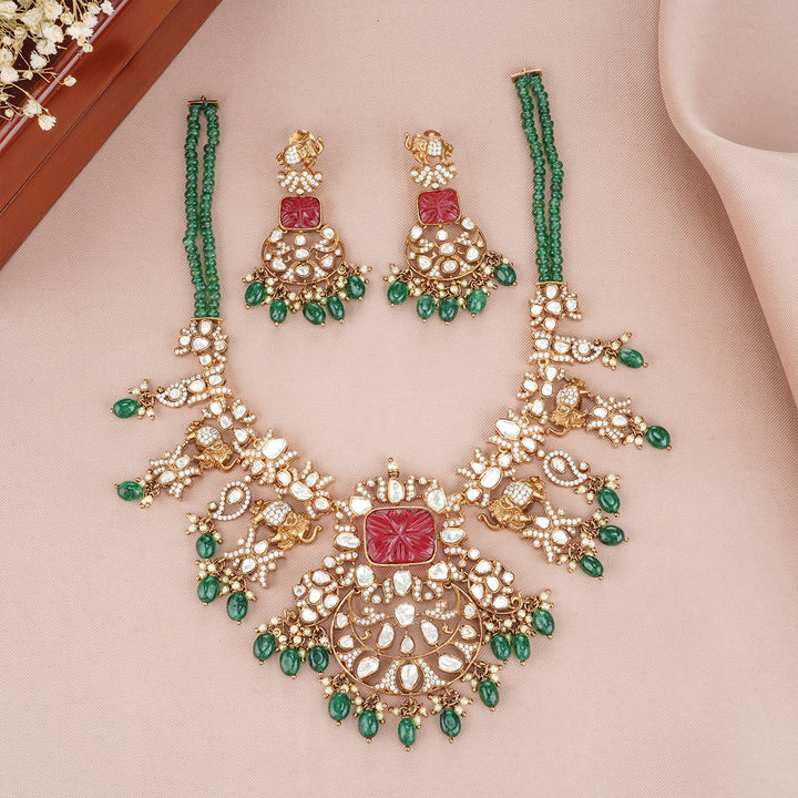 Ashoka Victorian Short Necklace Set