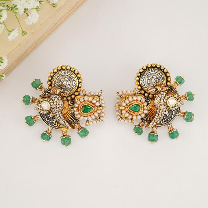 Sharvikha Oxidised Short Necklace Set