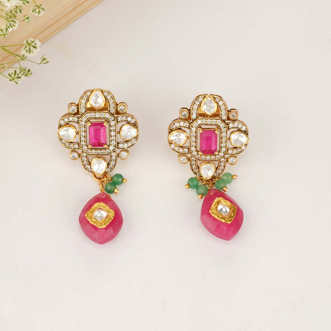 Amazing Oxidised Short Necklace Set