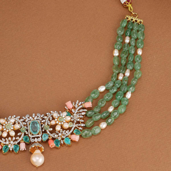 Pretty Green Avikam Necklace Set
