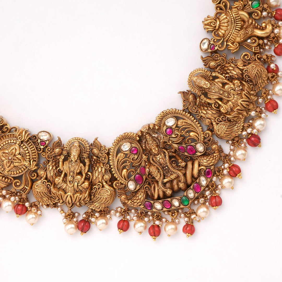 Rasitha Nagas Nakshi Necklace