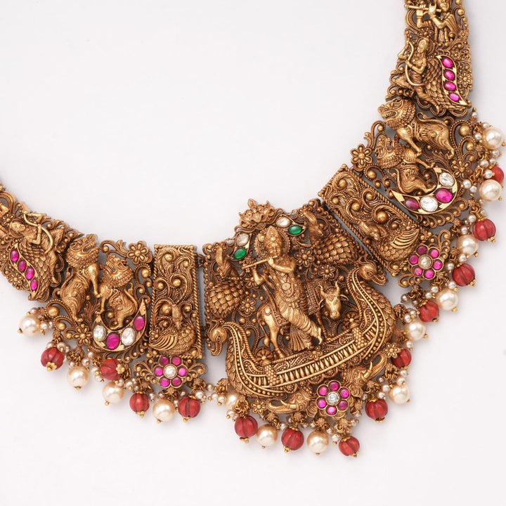 Brindha Nagas Nakshi Necklace
