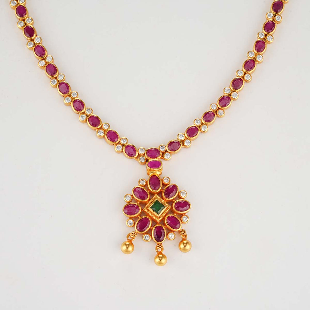 Mathisha Stone Short Necklace