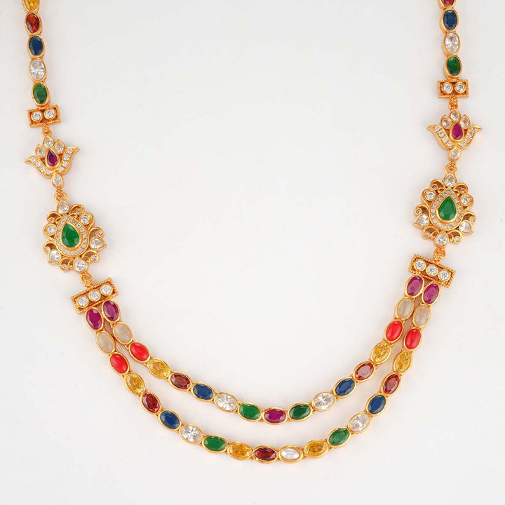 Aninya Navaratna Stone Necklace