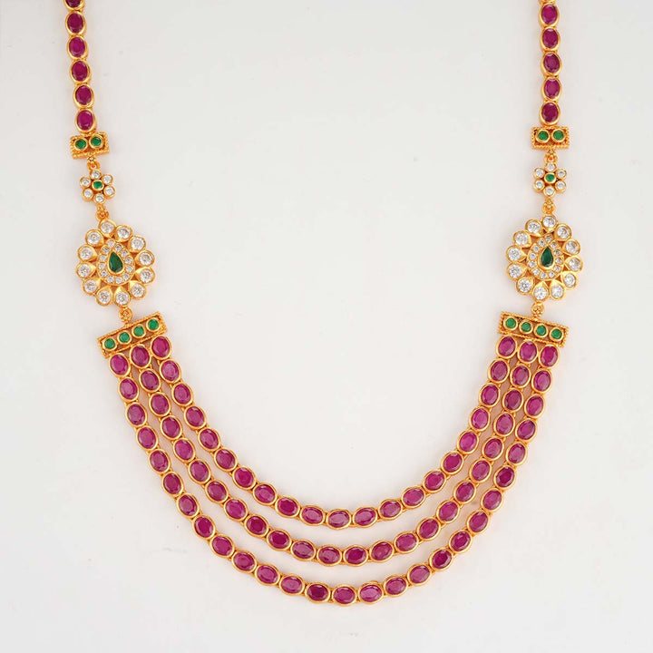 Nivar Stone Layer Necklace