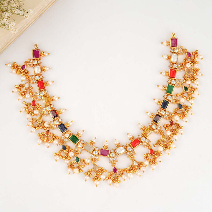 Rehana Stone Short Necklace