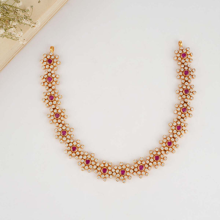 Grand Floral Short Necklace