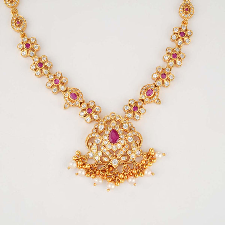 Shine Floral Short Necklace