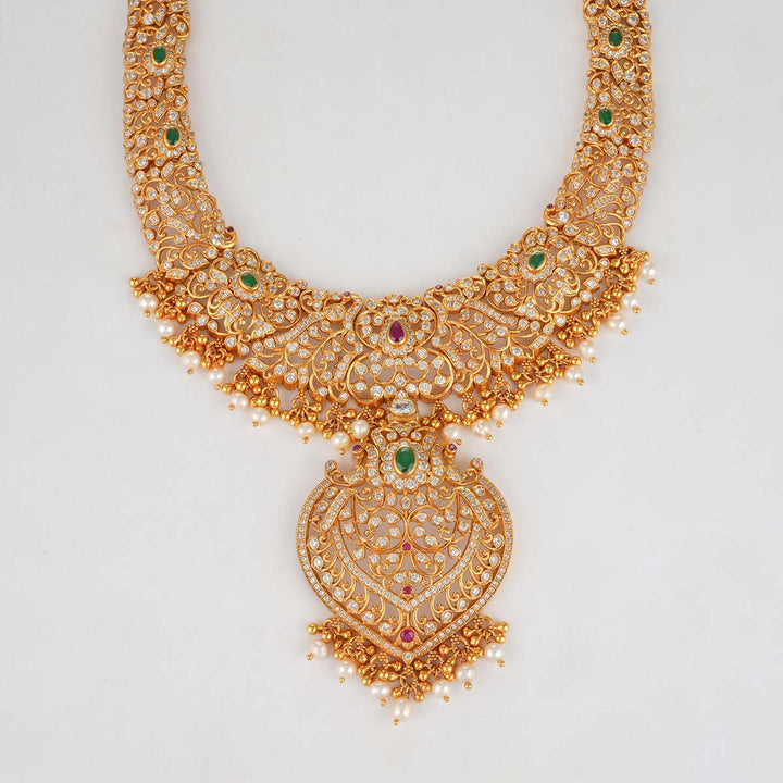 Jhansika Stone Long Necklace