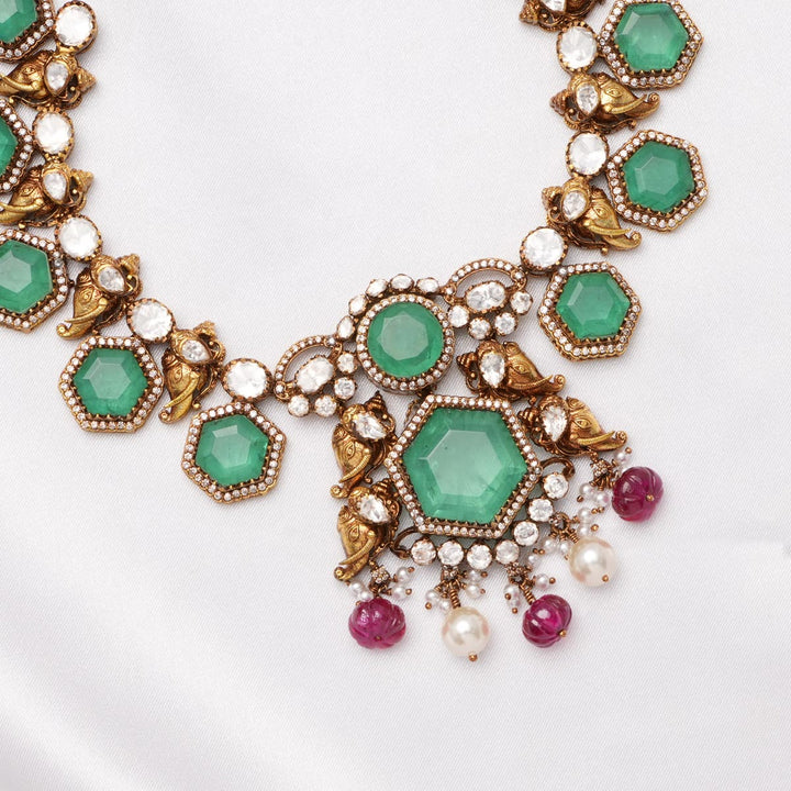 Harshitha Short Necklace Set