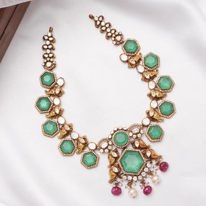 Harshitha Short Necklace Set