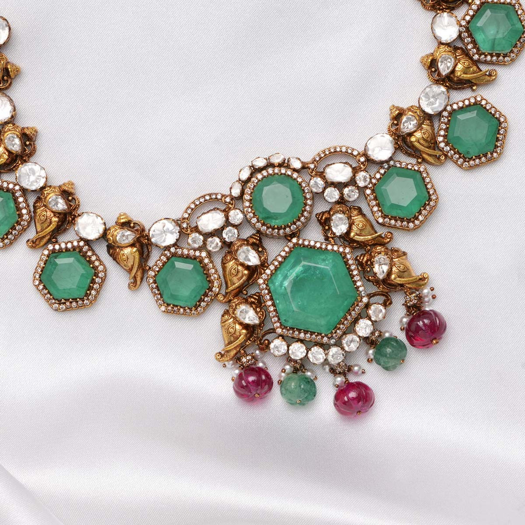 Ankitha Short Necklace Set