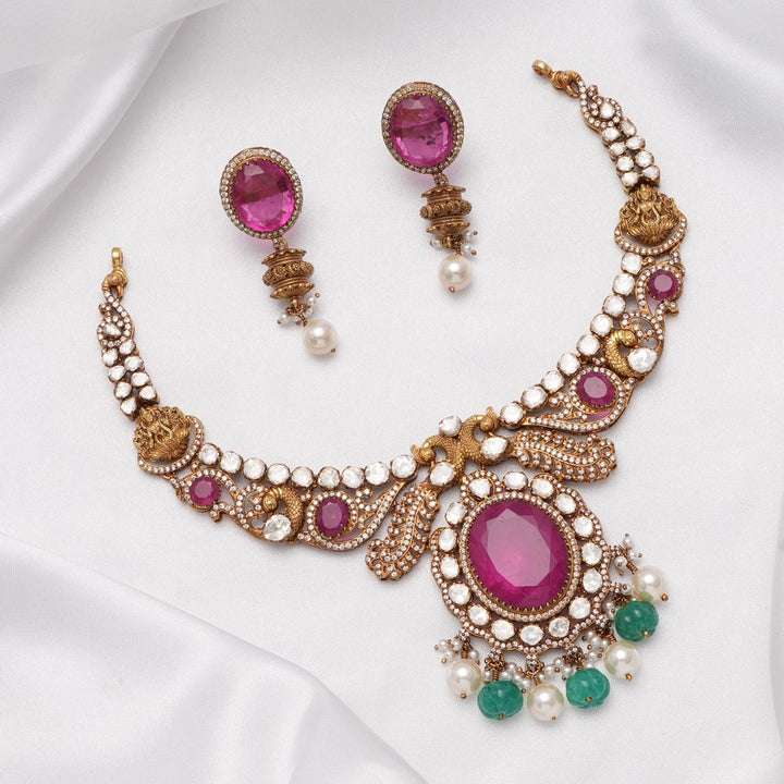 Aadhira Short Necklace Set